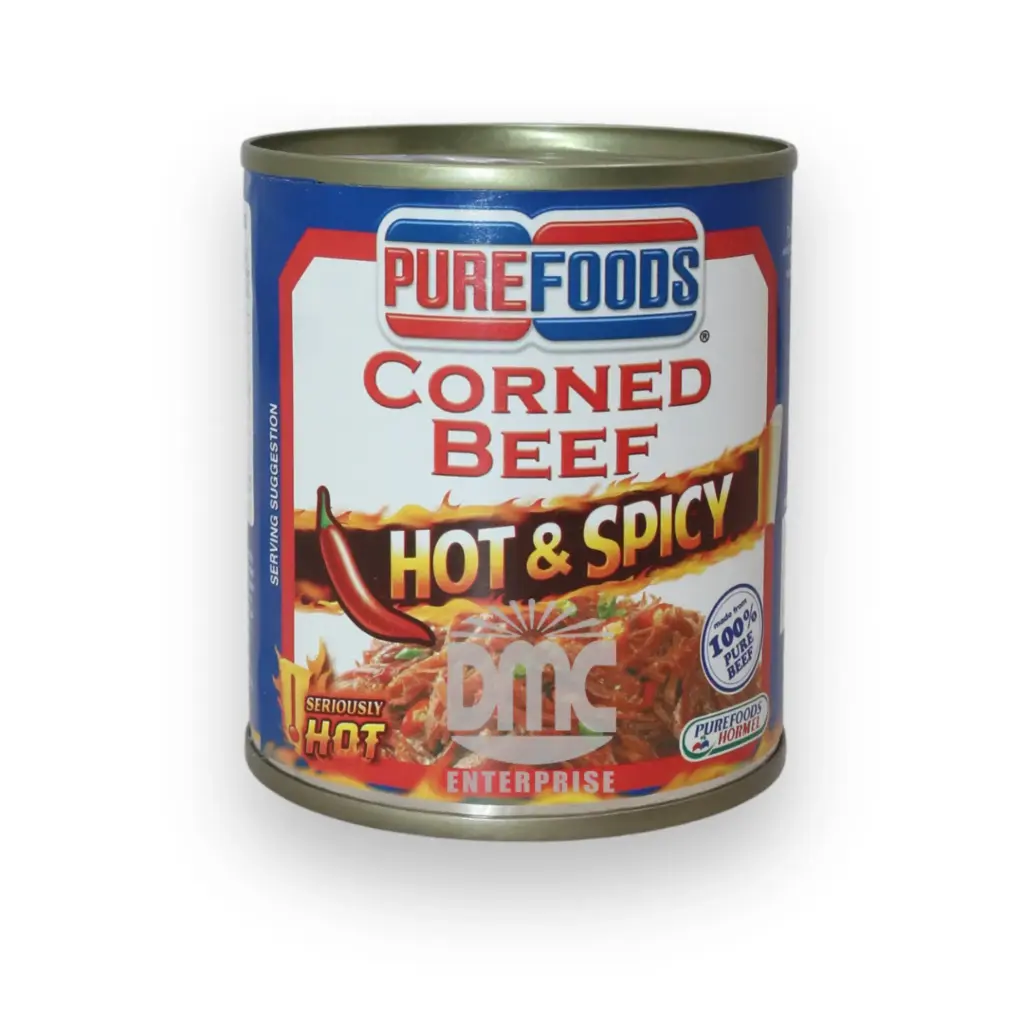 Purefoods Corned Beef Hot & Spicy (210gx48)