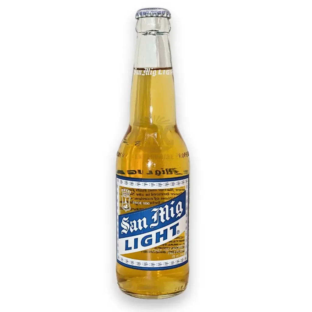 San Miguel Beer in Bottle Light (330ml x 24)