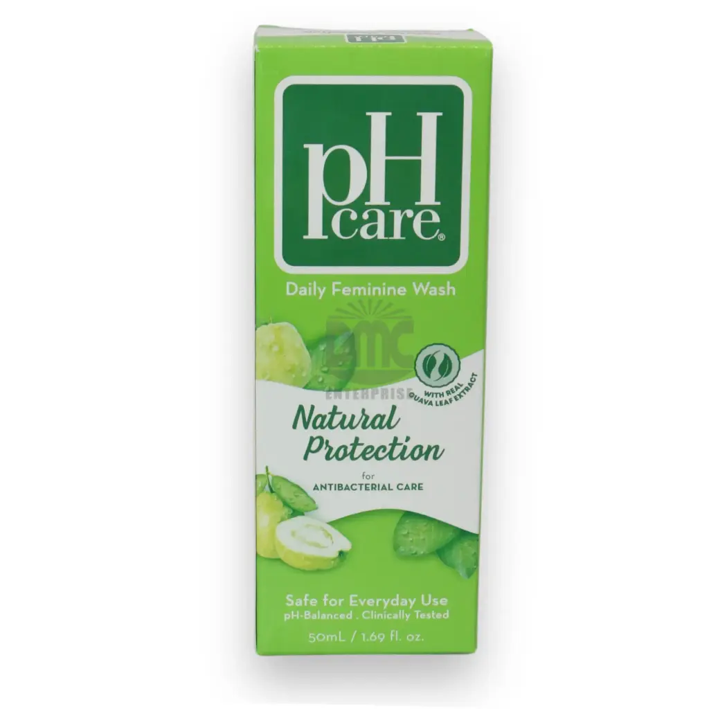 PH Care Daily Feminine Wash Natural Protection for Antibacterial Care with Real Guava Extract (50ml x 48)
