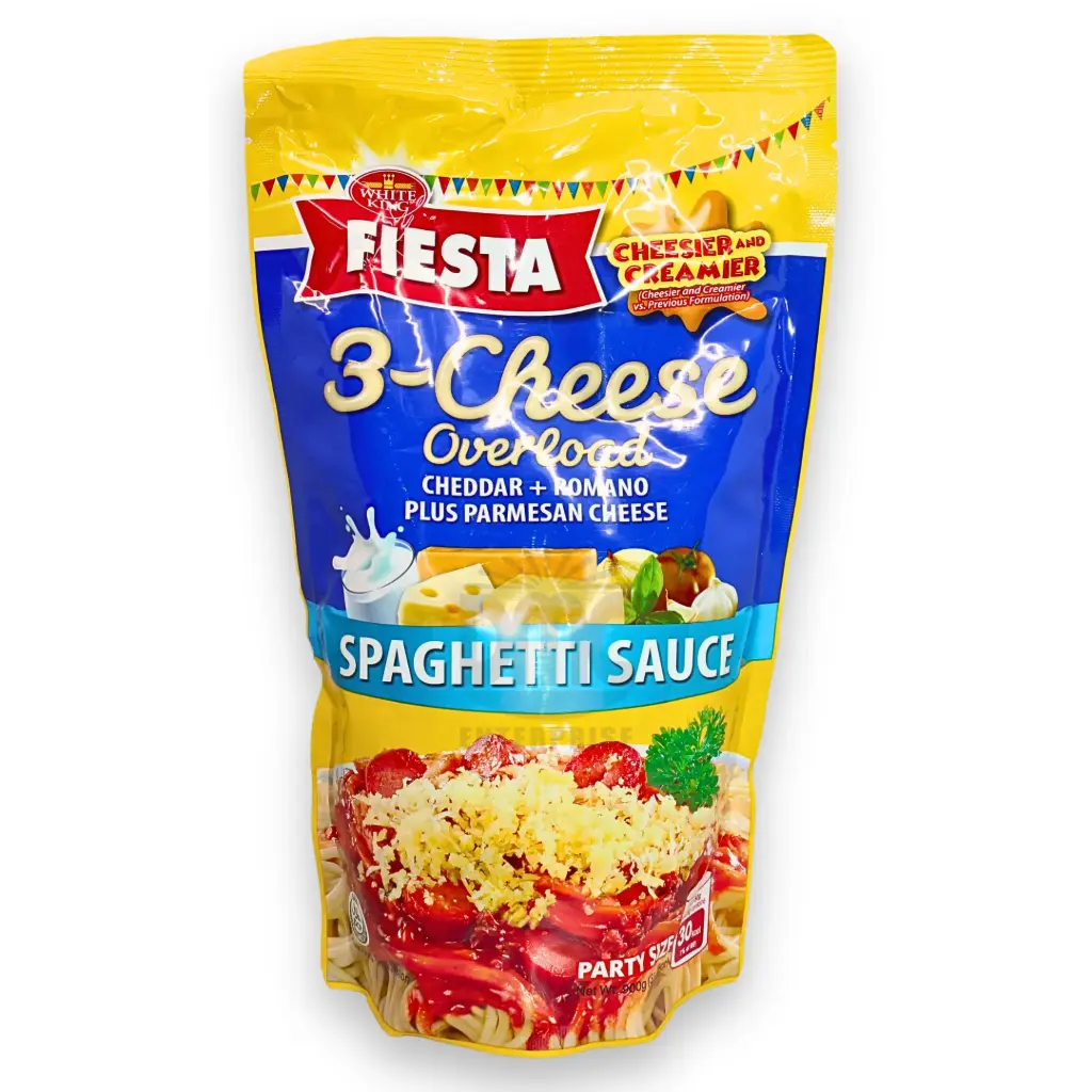 White King Fiesta 3 Cheese Spaghetti Sauce (900g x 12)