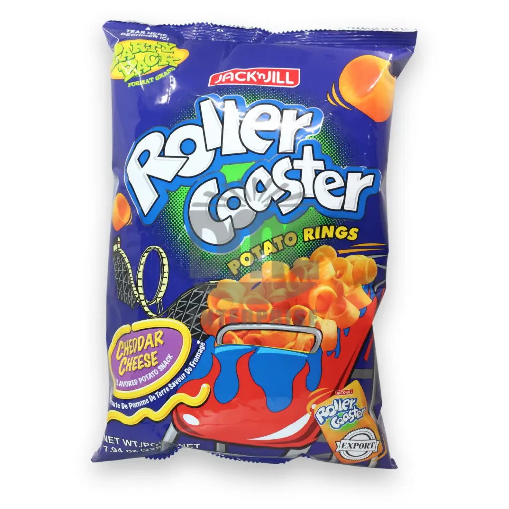 Jack n Jill Roller Coaster Potato Rings Cheese (85g x 50) (LOCAL)
