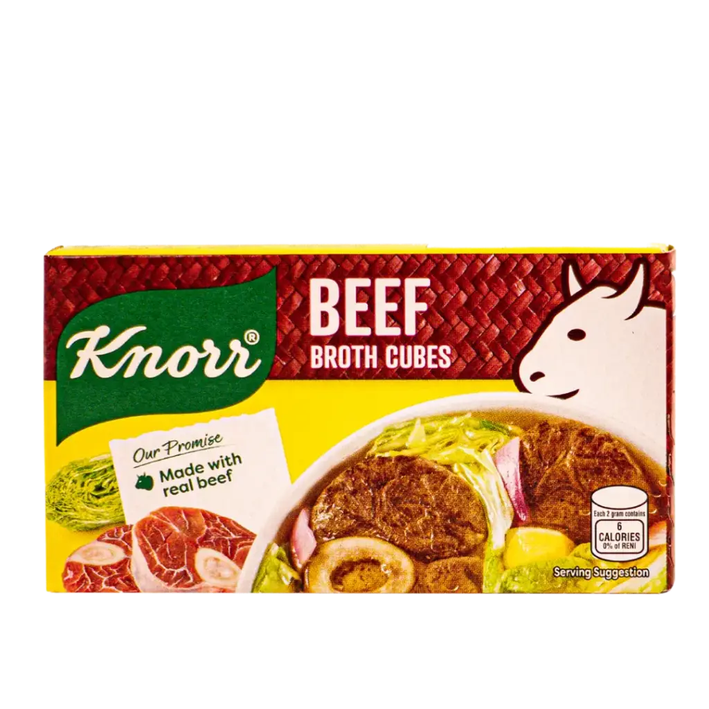 KNORR BEEF BROTH CUBES 60g