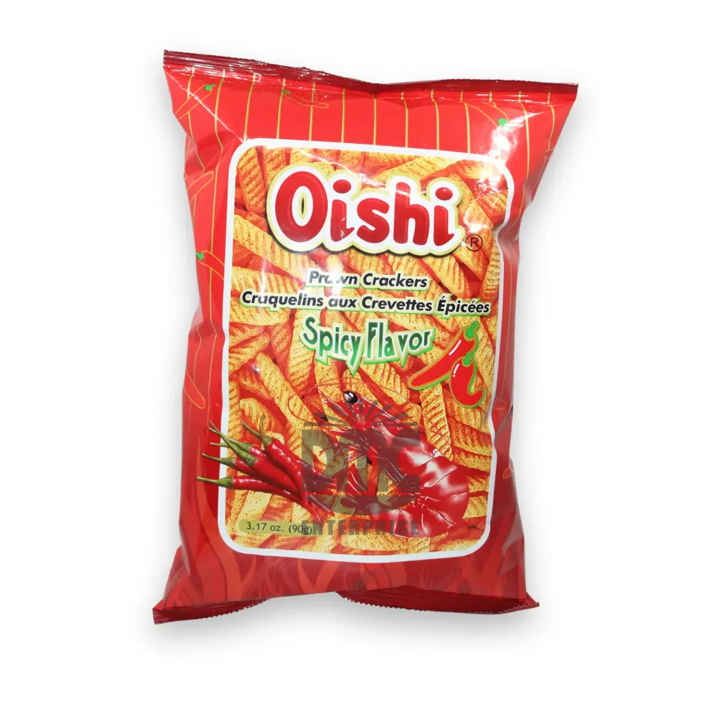 Oishi Prawn Crackers Spicy (90g x 30)
