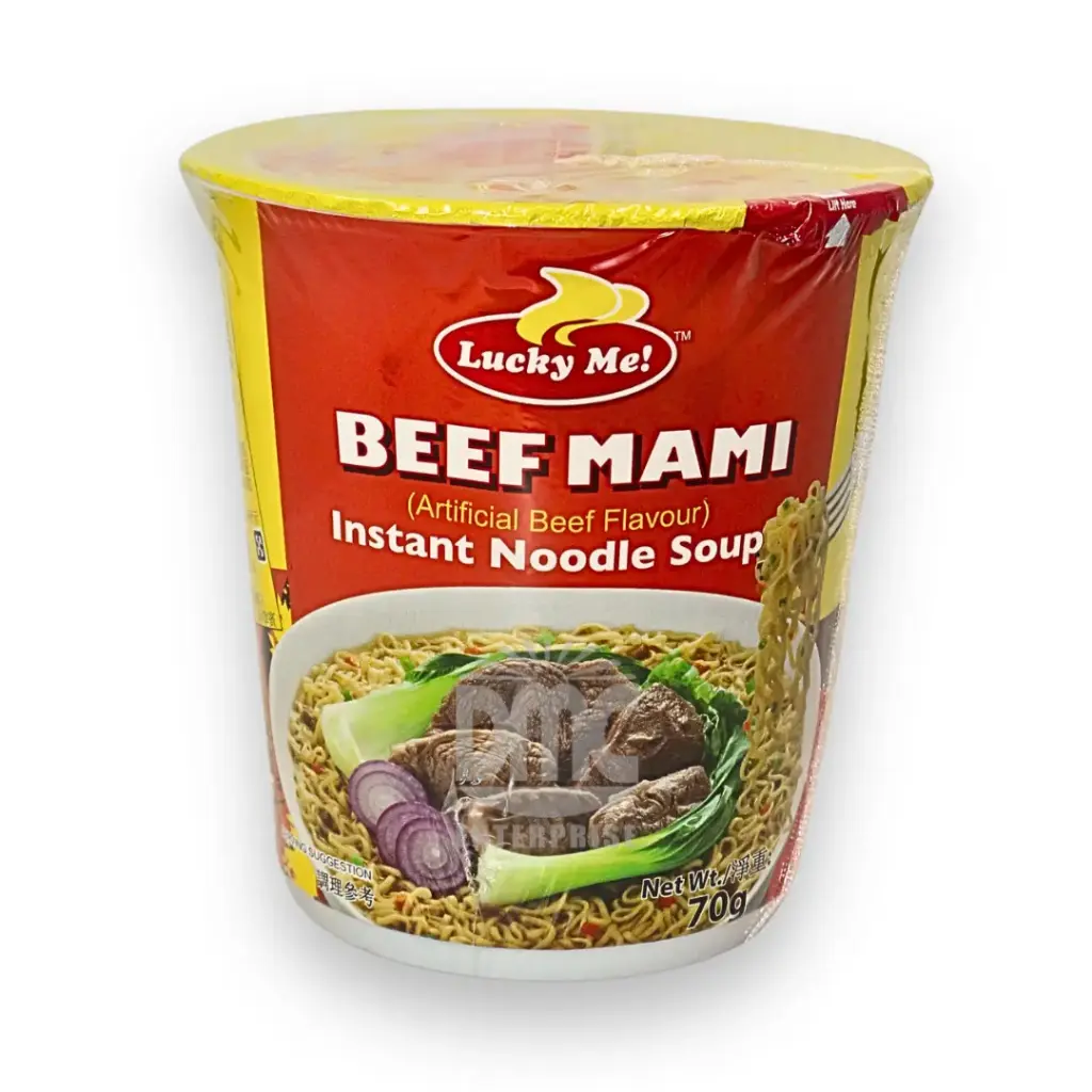 Lucky Me Supreme Regular Cups Beef Mami Flavour (70gx30)