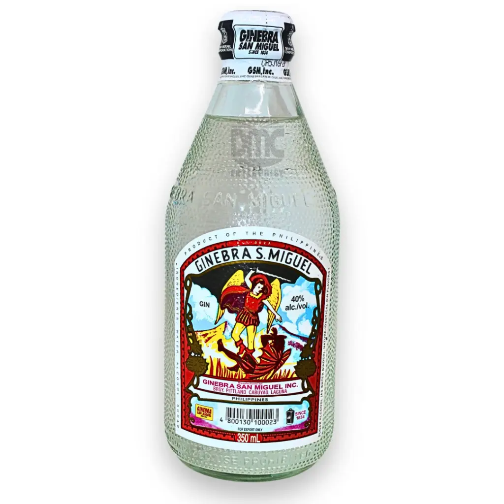 Ginebra San Miguel Round Gin - 40% alc (350ml x 24)