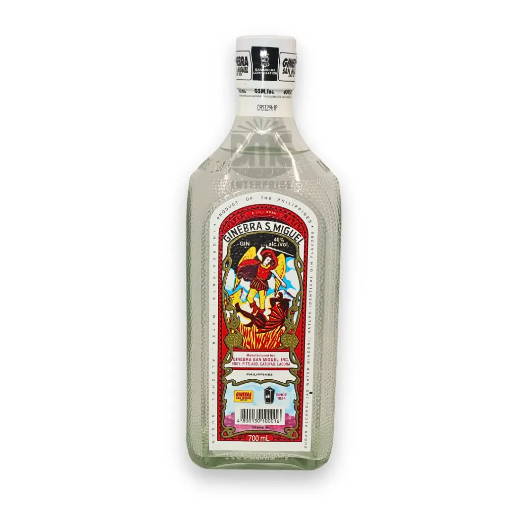 Ginebra San Miguel Frasco Gin - 40% alc (700ml x 12)