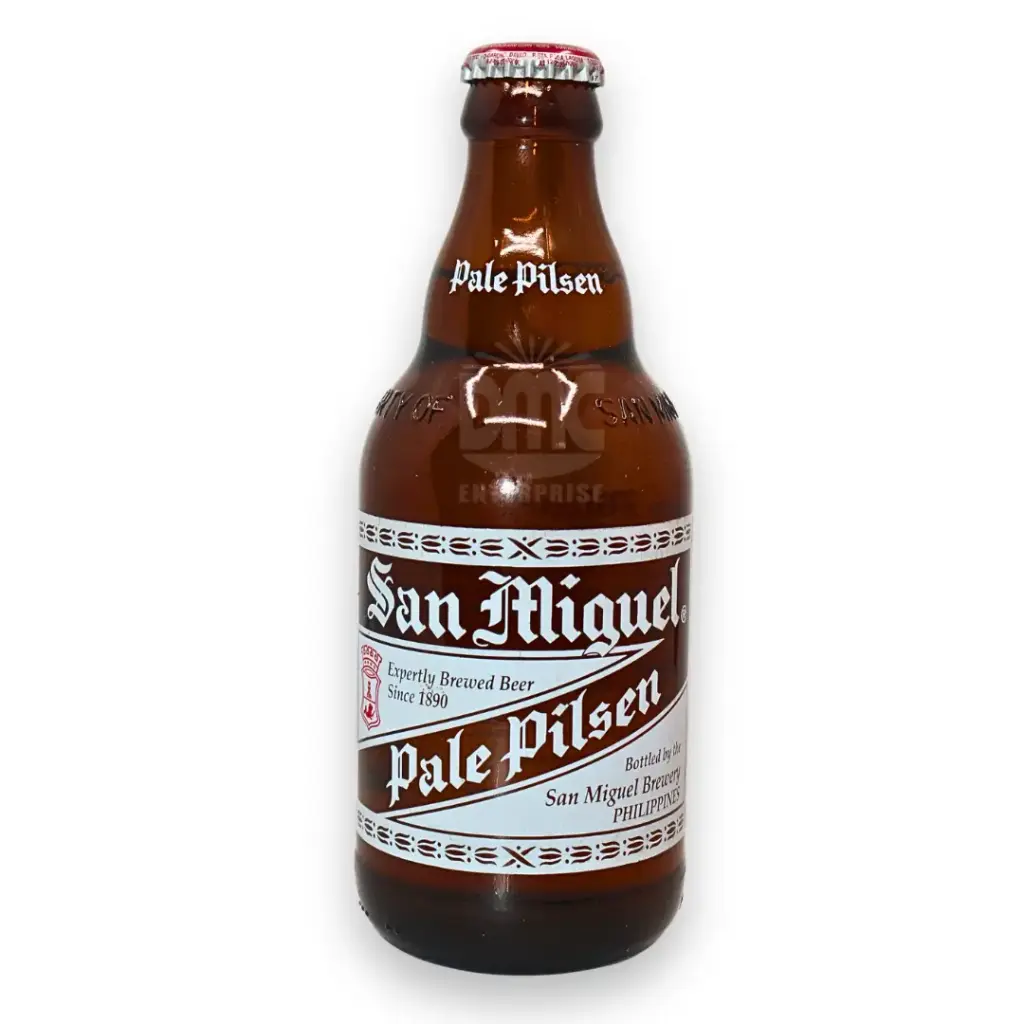 San Miguel Beer Pale Pilsen in Bottle with Box (5% Alcohol Content) (320ml x 24) 