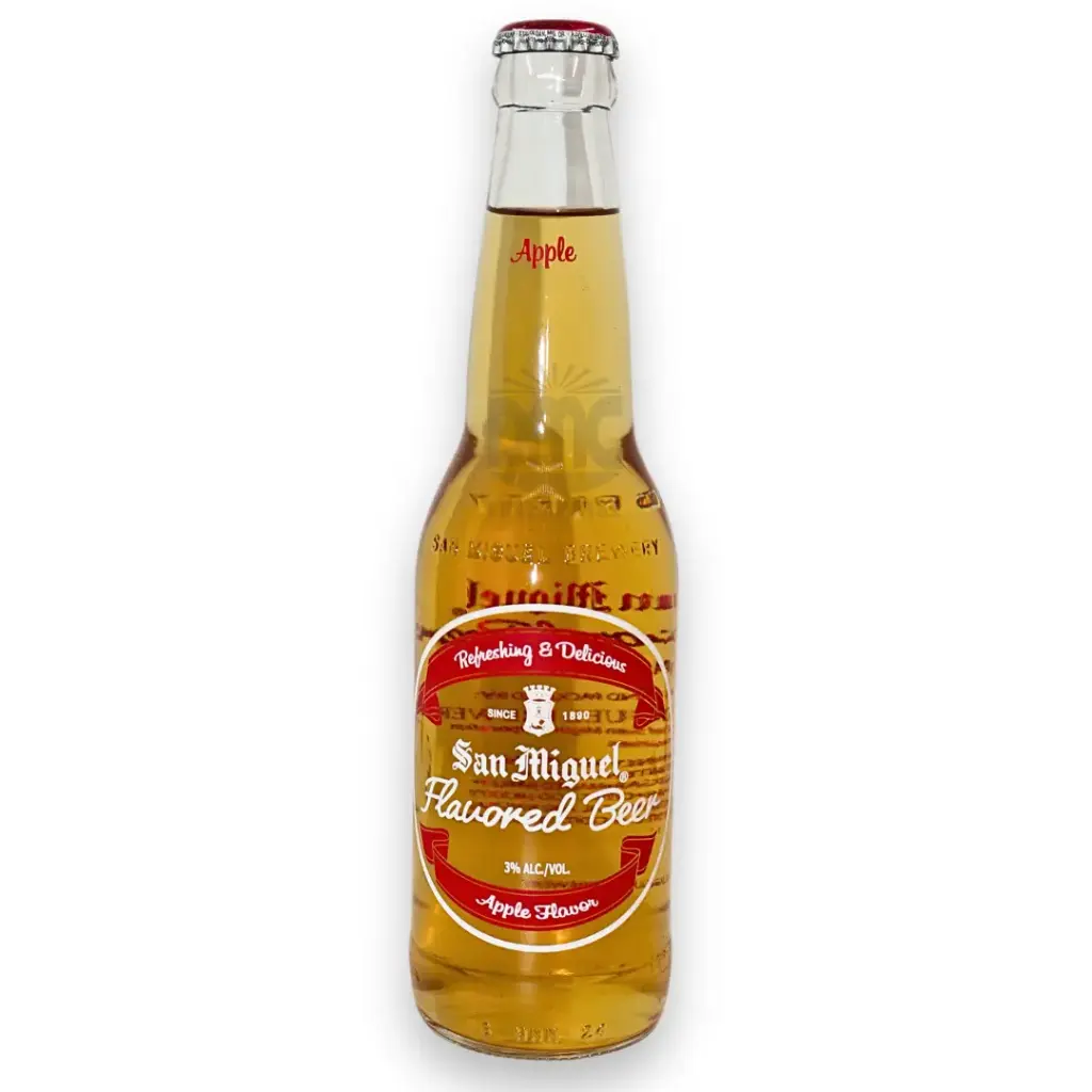 San Miguel Flavored Beer Bottle- Apple (330ml x 24)