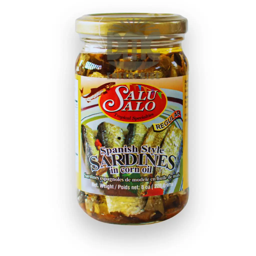 SaluSalo Spanish Style Sardines in Corn Oil (220gx24)