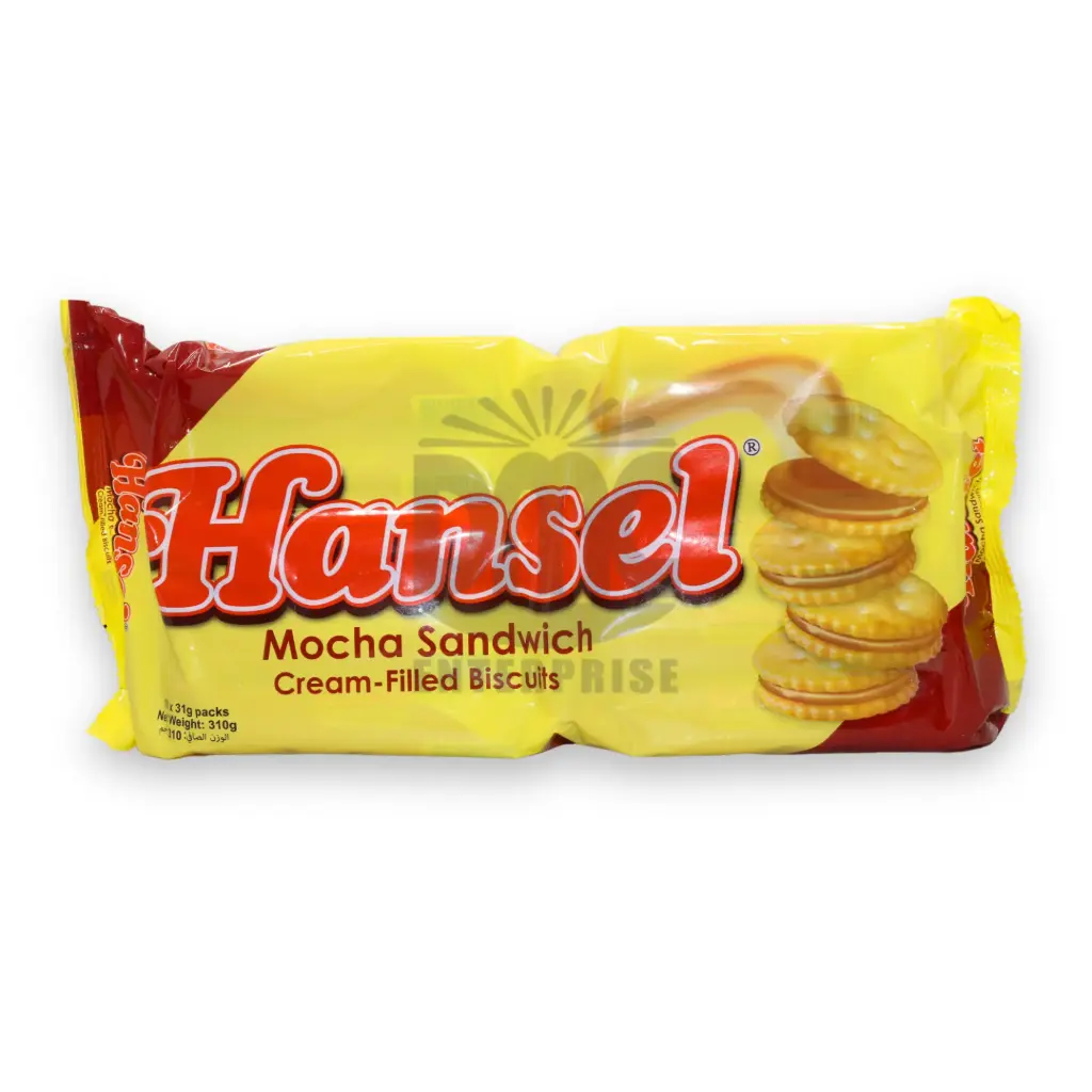 Rebisco Hansel Mocha Sandwich Biscuits (31g x 10 x 40)