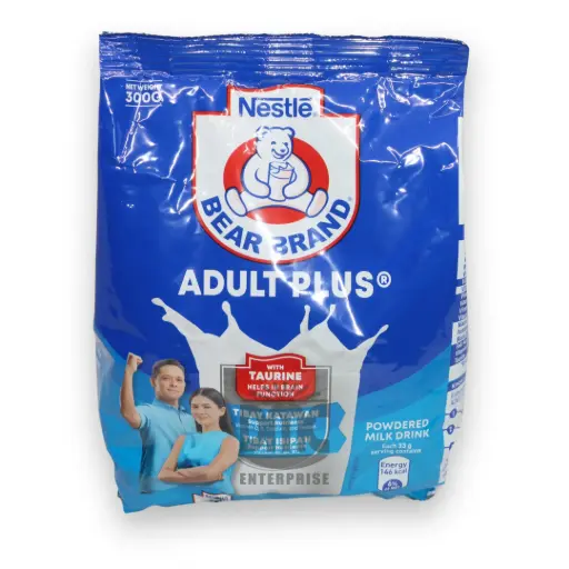 Nestle Bear Brand Adult Plus Powdered Milk Drink (300g x 32)
