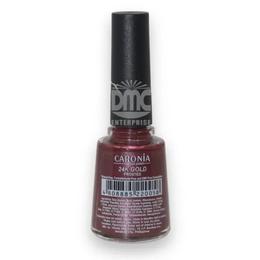 Caronia Nail Polish Maxi Frosted 24K Gold (15ml x 144)