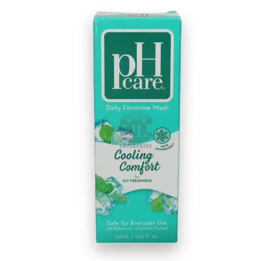 PH Care Daily Feminine Wash Cooling Comfort for Icy Freshness with Active Cool (50ml x 48)