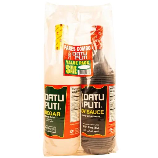 Datu Puti Value Pack (Soy Sauce and Vinegar)(1L x 2 x 6)