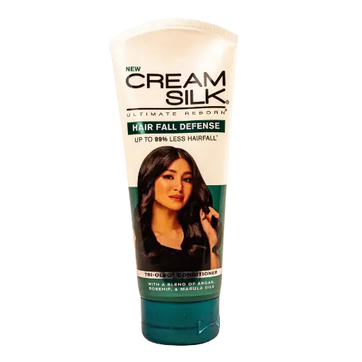 Cream Silk Conditioner Hairfall Defense (Green) (180ml x 24)