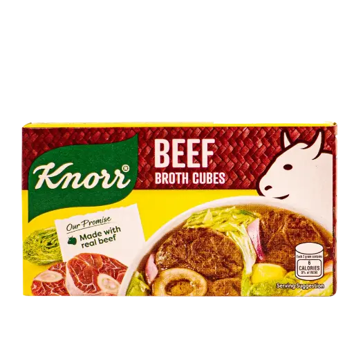 KNORR BEEF BROTH CUBES 60g