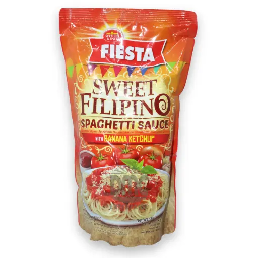 White King Fiesta Sweet Filipino Spaghetti Sauce with Banana Ketchup (1kg x 12)