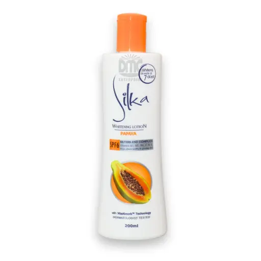Silka Papaya Lotion SPF6 (200ml x 48)