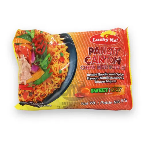 Lucky Me Instant Noodle Pancit Canton Sweet & Spicy Flavor (60g x 72)