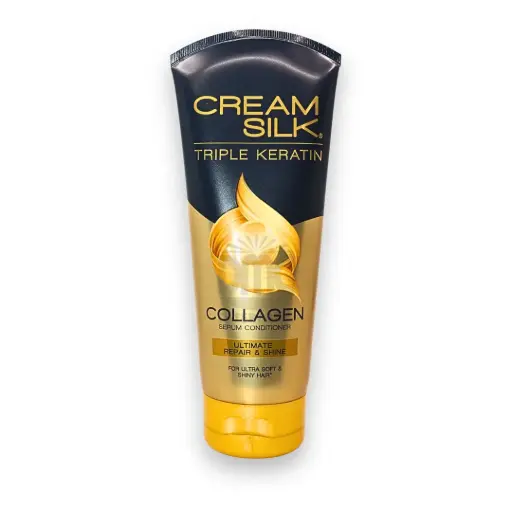Cream Silk Triple Keratin Repair Shine (Gold) (170ml x 24)