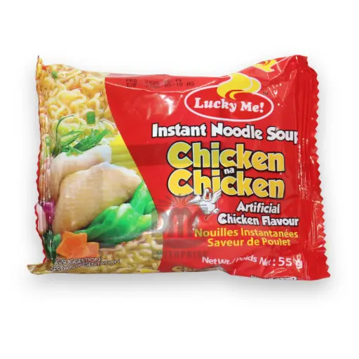Lucky Me Instant Noodles Chicken na Chicken Mami (55g x 72)