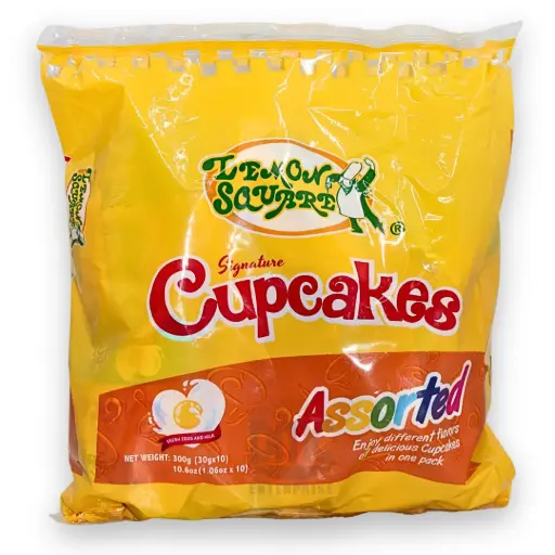 Lemon Square Assorted Cupcakes (30g x 10's x 12) 