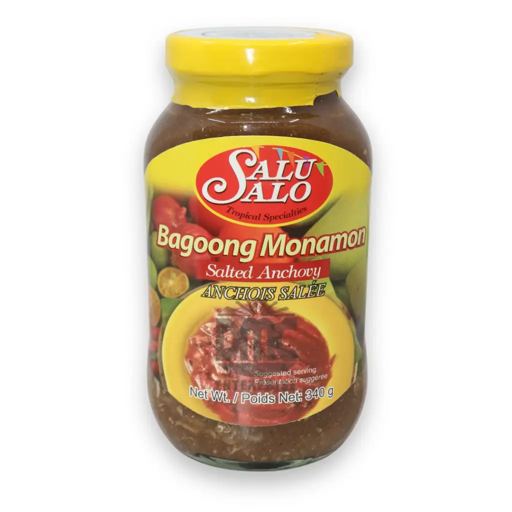 SaluSalo Bagoong Monamon (Salted Anchovy) (340g x 12) | DMC