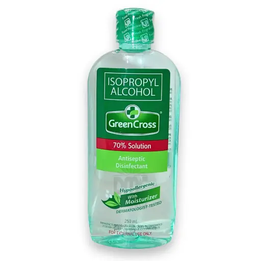 Green Cross Isopropyl Alcohol 70% with Moisturizer (250ml x 48)