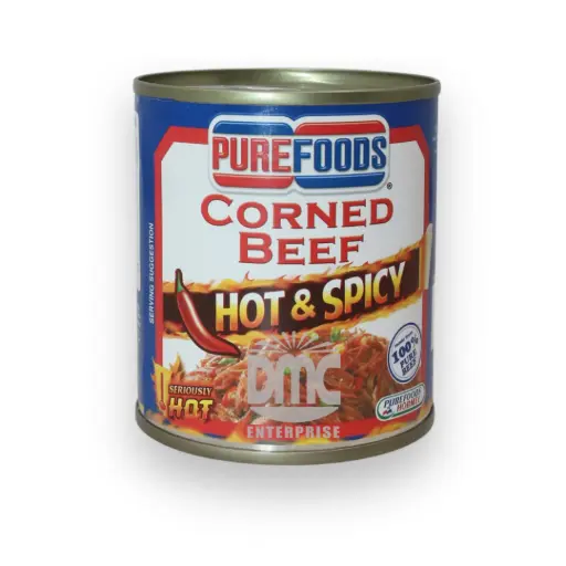 Purefoods Corned Beef Hot & Spicy (210gx48)